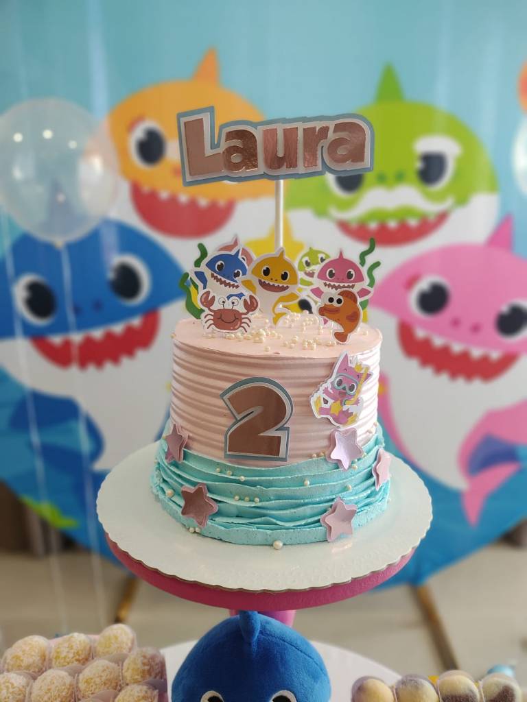 FESTA BABY SHARK - 2 anos da baby Laura