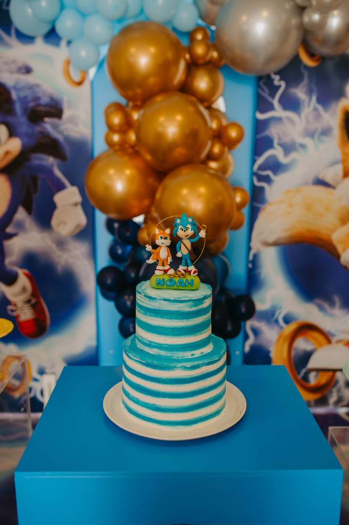 FESTA SONIC - 7 anos do meu filho Noah 