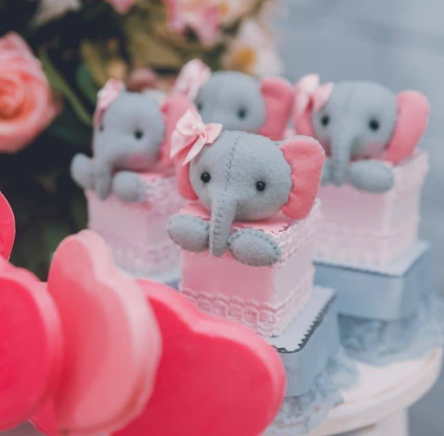 CHÁ DE BEBÊ - elefantinhas para meninas