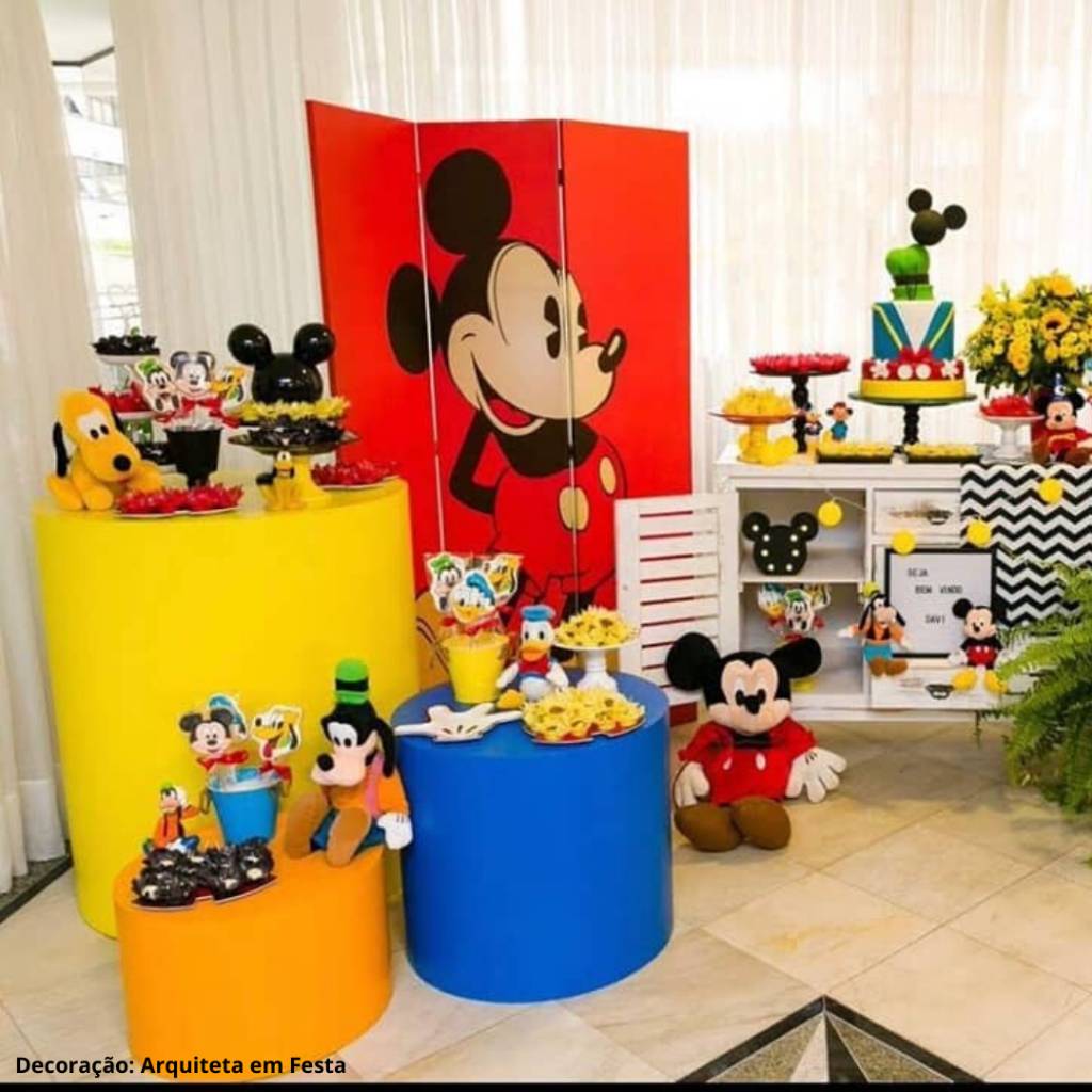 MICKEY MOUSE - 15 festas para se inspirar 