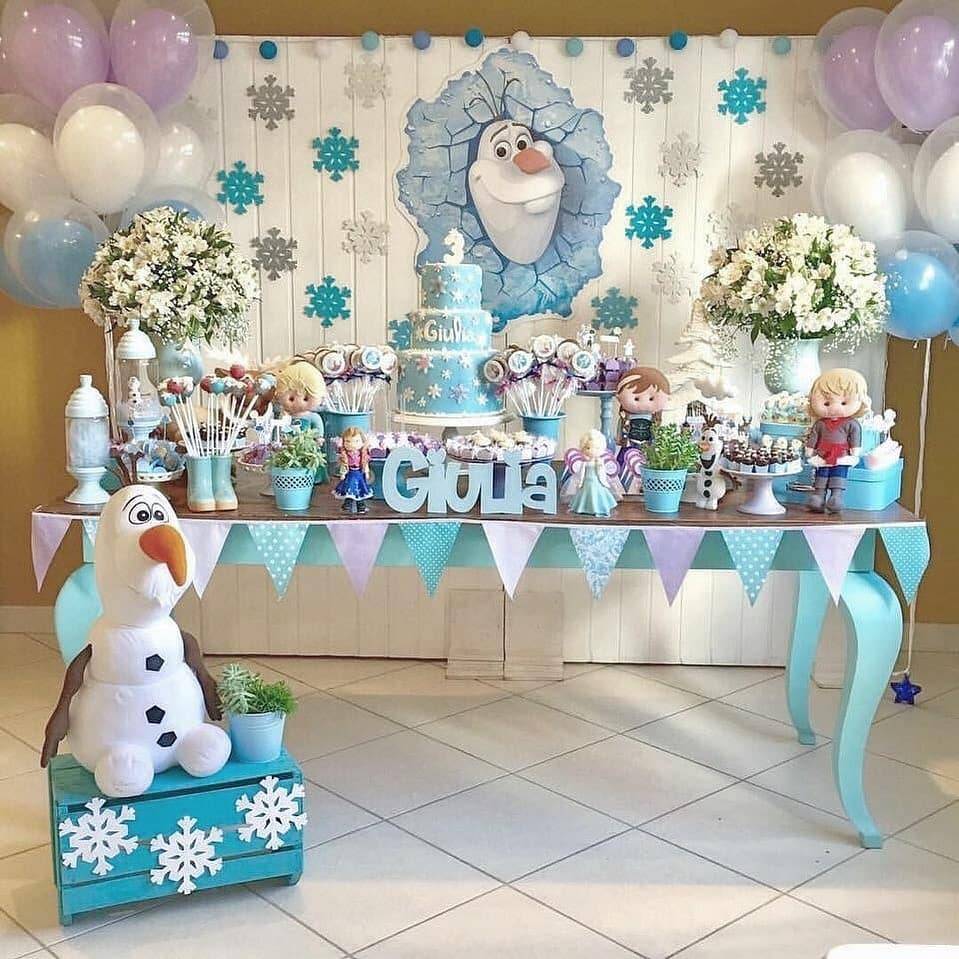 FROZEN - várias ideias para sua festa 