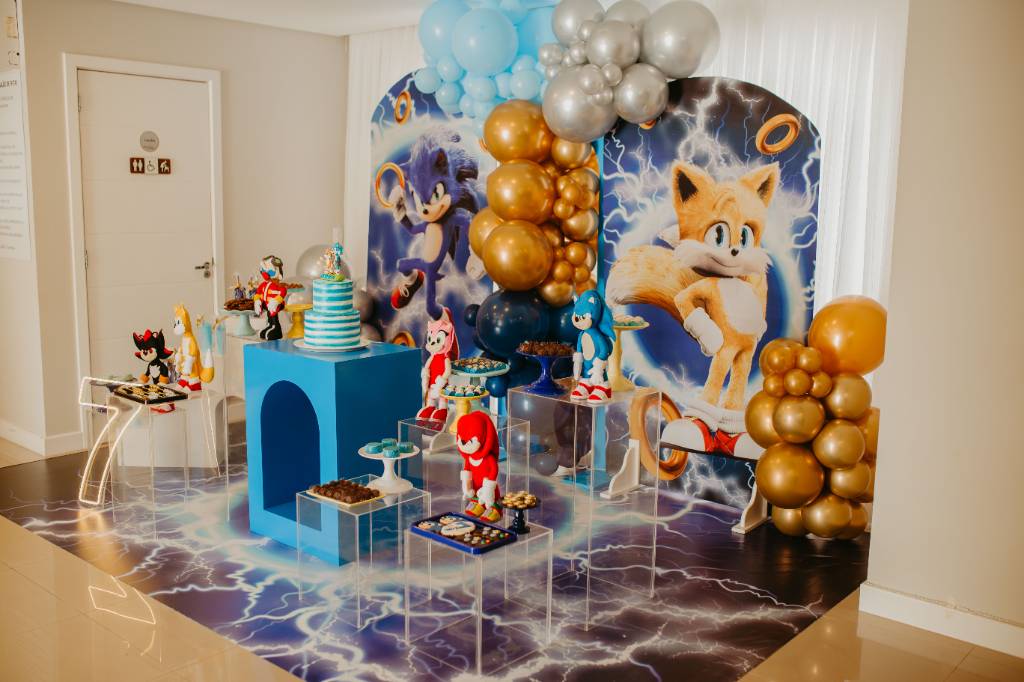 FESTA SONIC - 7 anos do meu filho Noah 