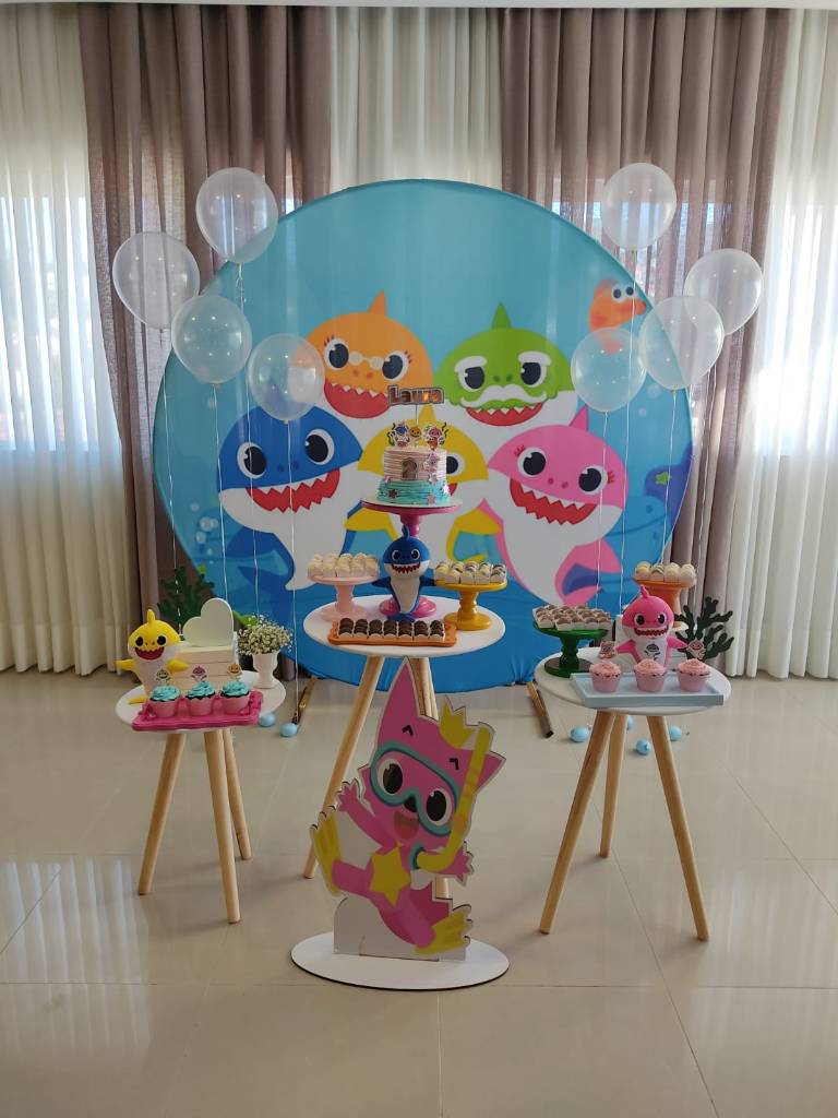 FESTA BABY SHARK - 2 anos da baby Laura