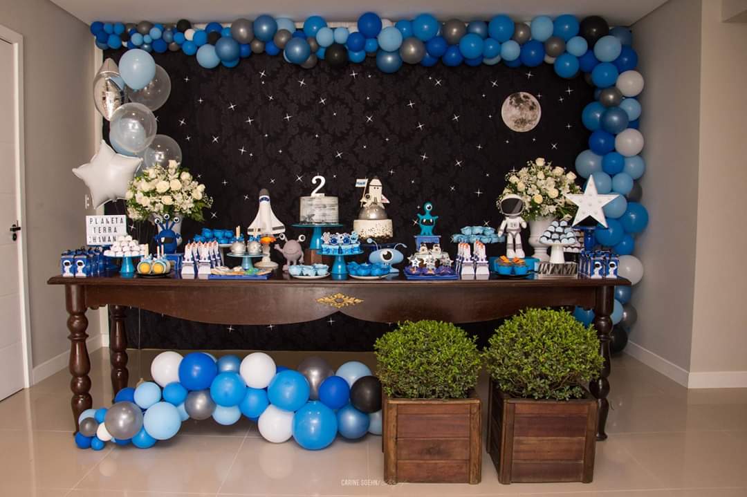 FESTA ASTRONAUTA - os 2 aninhos do meu filho Noah