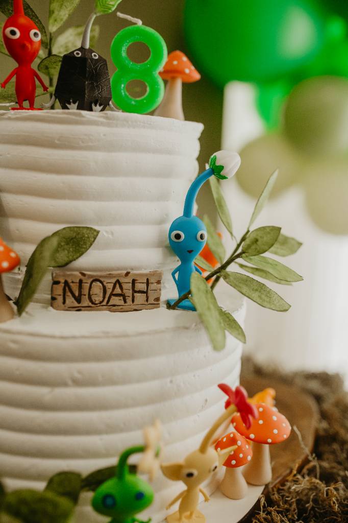 PIKMIN - 8 anos do meu filho Noah 