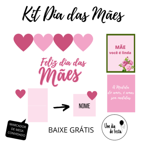 KIT DIGITAL DIA DAS MÃES - baixe grátis